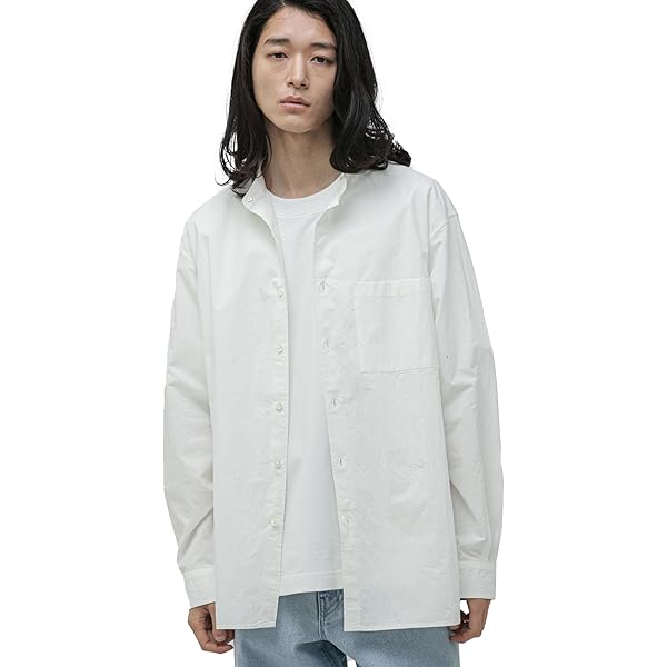 Amazon.co.jp: [ナノ・ユニバース] 別注Big Size OP Collar