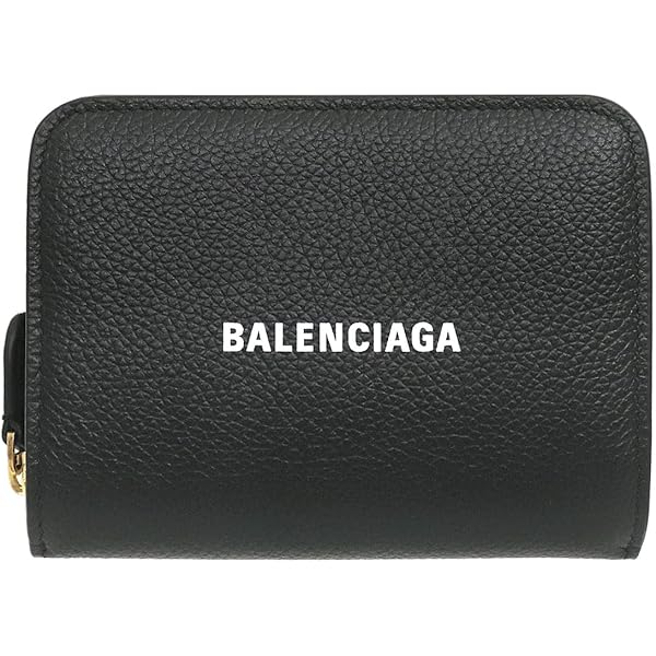 新品 バレンシアガ BALENCIAGA 2つ折り財布 スポーツ ロゴ ブラック バレンシアガ(BALENCIAGA) レザー 財布メンズ メンズ二つ折り財布