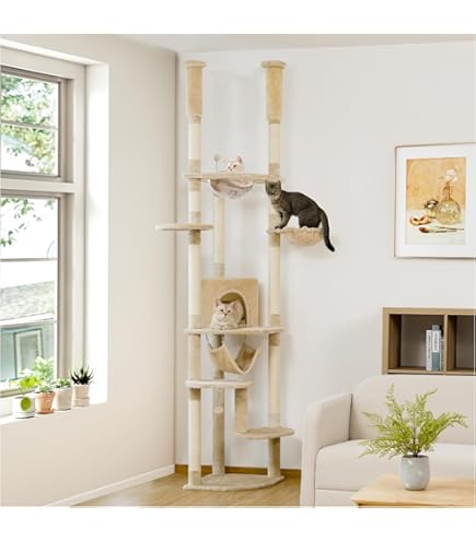 Amazon | [SUMIKA 突っ張り 型 木製 キャットタワー 専用 木製ブリッジ