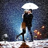クリスマス雪の盛りつけLEDライト　独特の設計　雪ライトと雪の花のプロジェクターライト　庭を照明　クリスマスを飾る　ハロウィン　新年　庭を飾る　リモコン　とても便利 (白) [並行輸入品]