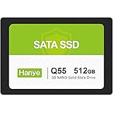 Hanye 512GB 内蔵型SSD 2.5インチ 7mm SATAIII 6Gb/s 550MB/s 3D NAND採用 アルミ製筐体 正規代理店品 国内3年保証