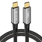 USB 4ケーブル 0.5M Thunderbolt 4 対応 Thunderbolt 3 240W超急速充電 8K 40Gbpsデータ転送 USB Type-C ケーブルiPhone 15 Pro Max MacBook Type-CノートPCなど用