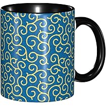 Amazon.co.jp: マグカップ カラーマグ 和柄 唐草模様 Cup 食器