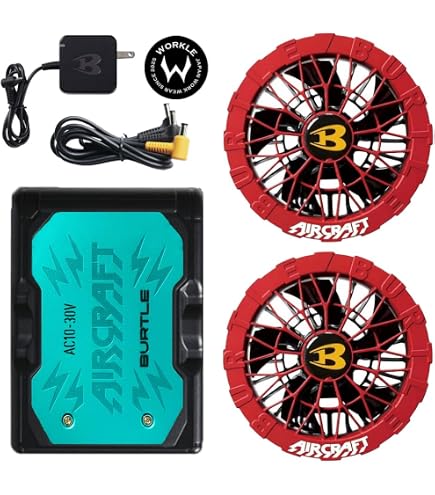Amazon.co.jp: BURTLE バートル エアークラフト ファンユニット 限定