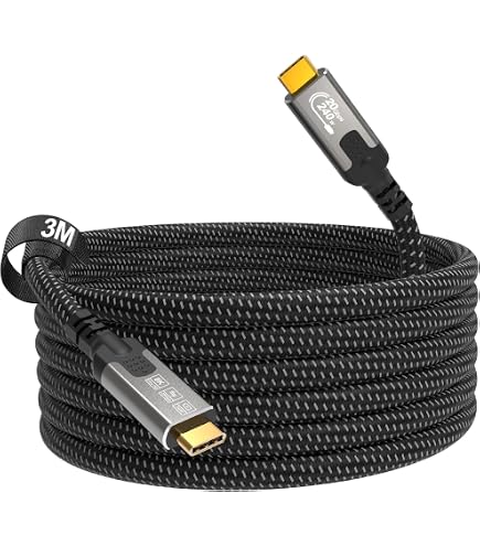 kazu様 リクエスト 3点 まとめ商品 2フィート/0.6m USB C オス - メス 延長ケーブル Thunderbolt 5/4/3