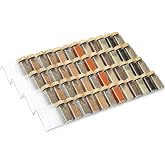 4 Tier-2 Set Spice Organizer for Cabinet, Expandable from 33cm to 66cm Drawer Organizer, Acrylic Pull Out Cabinet, Kitchen Se