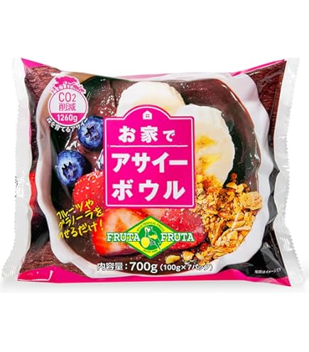 Amazon | フルッタフルッタ 冷凍 アサイー 加糖 ピューレ 1kg 業務用