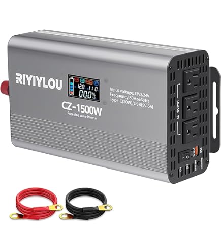 Amazon | FI-SQ3003-24VDC 正弦波インバーター (未来舎製) (3000W-24V