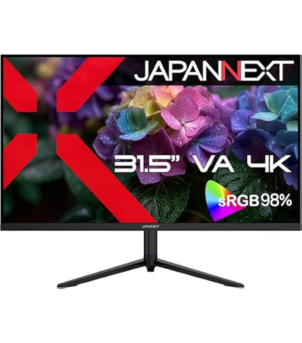 Amazon.co.jp: JAPANNEXT PCモニター JN-315V4KHDR-J ブラック [31.5 Amazon.co.jp: JAPANNEXT PCモニター JN-315V4KHDR-J ブラック [31.5