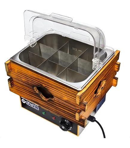 Amazon | PUNIDI 電気おでん鍋 3槽式 約11L 左右独立加熱 片側1500W