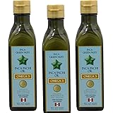INCA INCHI アマゾングリーンナッツオイル 180g (200ml) 3本セット α-リノレン酸 omega3 オメガ3 豊富なビタミンE 無添加・未精製・コールドプレス 農薬未使用