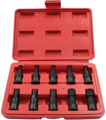 Amazon.co.jp: KS TOOLS 1/4インチ ビットソケットスプライン(XZN) M7