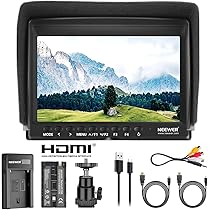 Amazon | NEEWER F100 7inch 1280x800 IPSスクリーンカメラフィールド