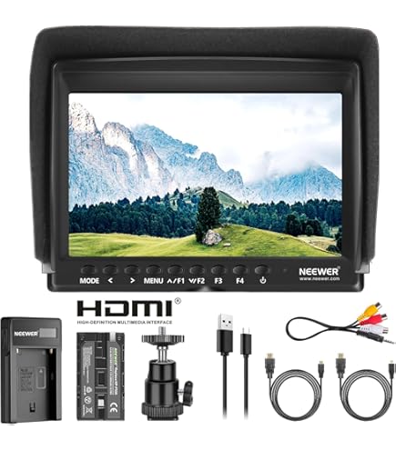Amazon | Neewer F200液晶モニター 超薄7インチ1080P FHD1920x1200 4K