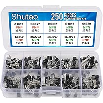 Amazon.co.jp: トランジスタ詰め合わせ 250個 A1015 BC327 BC337