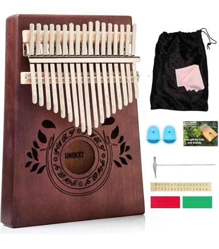Amazon | LingTing Kalimba 34 keys Thumb Piano Mbira Finger Piano