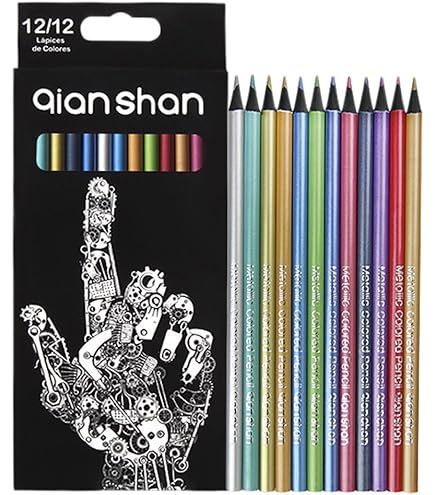 Amazon | ツイン色鉛筆 メタリック＆蛍光 7本入り 14色 | 色鉛筆