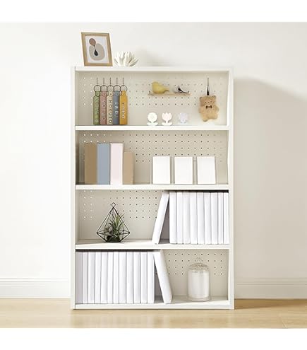 Amazon｜伸縮ラック オープンシェルフ 本棚 [幅80-158cm 角度調節