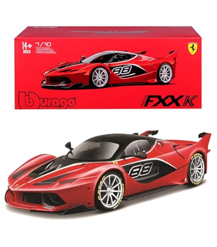 Amazon | Maisto Ferrari FXX-K #10 Red 1/18 Model Car by Bburago