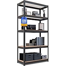 Amazon｜HOMEDANT House 組立簡単 高耐荷重 ラミネート スチールラック