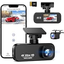 Amazon.co.jp: ドライブレコーダー ドラレコ 前後カメラ 4K UHD 800万