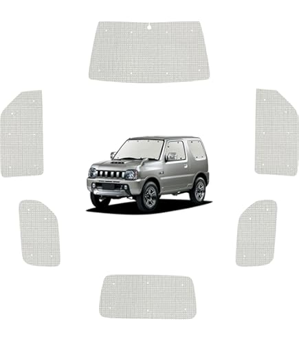 ジムニー JB23 車中泊 シェード 全窓フルセット ジムニー JB23W サンシェード 1-10型 対応 全窓セット 車中泊 日よけ