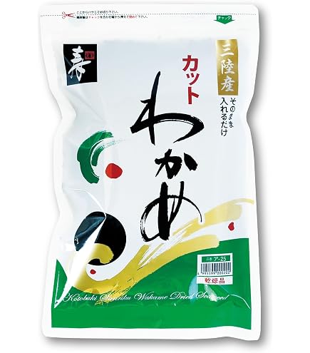 【三陸産】乾燥 カットわかめ 500g (チャック袋入) Amazon | 三陸産 カットわかめ 乾燥（チャック袋入） 500g 乾燥 ワカメ