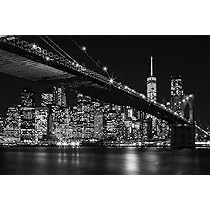 Amazon.co.jp: ブルックリンブリッジ ニューヨーク市 NYC 夜の