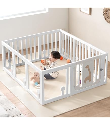 Amazon.co.jp: BTM ベビーサークル 折りたたみ 14枚セット 163*163cm