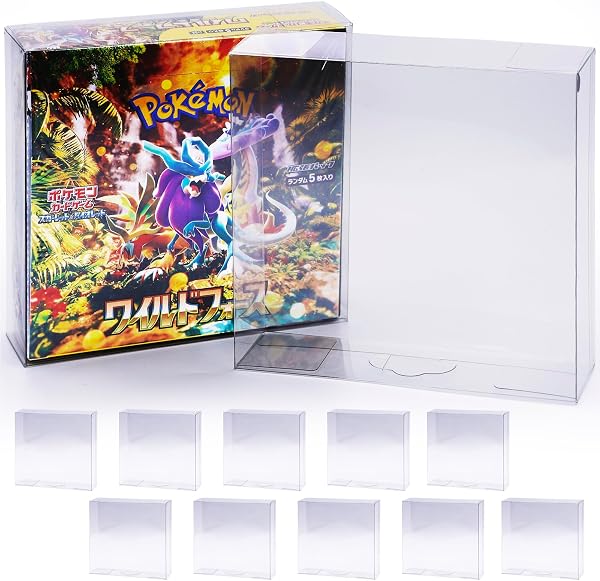 【コレクター共同開発】 ポケモンカード BOX ローダー 保管用ケース UVカット セミハード RIMINA (レギュラーBOX,10個) - 1