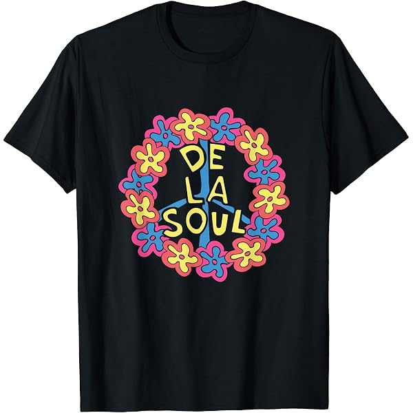 デラソウルフラワー デラソウル ロゴ Hip HOP ヒップホップ -De La Soul デラソウル の De La Soul is Dead  Tシャツ-