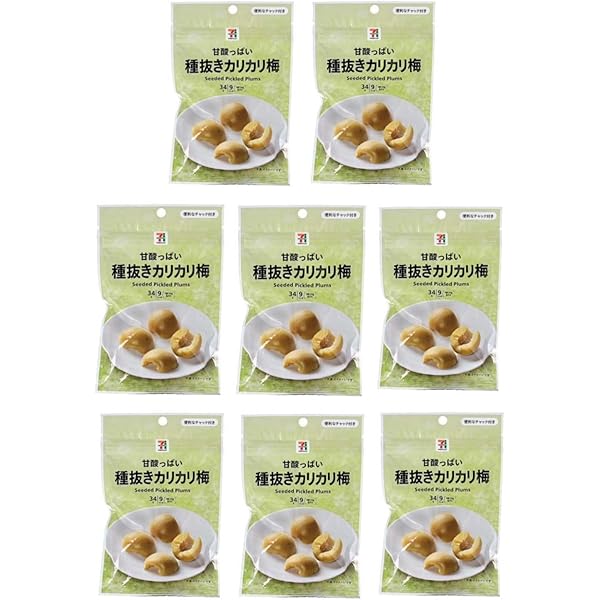 カリカリ梅樣専用購入 S Amazon | セブンプレミアム 種抜きカリカリ梅 2種セット | ノー