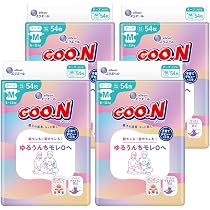 Amazon.co.jp: 【テープ Mサイズ】 グーン ゆるうんちモレ0へ おむつ
