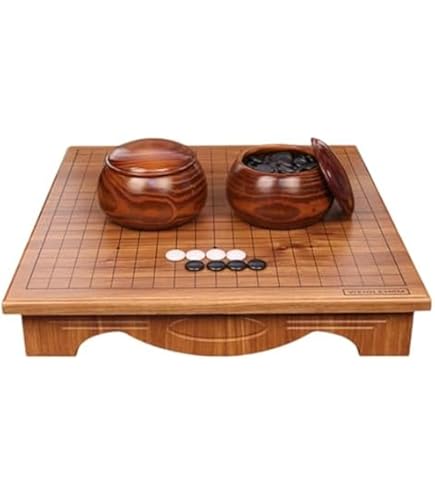 Amazon | haoyunjianjiak 囲碁盤セット 高級囲碁セット 脚付きチェス盤