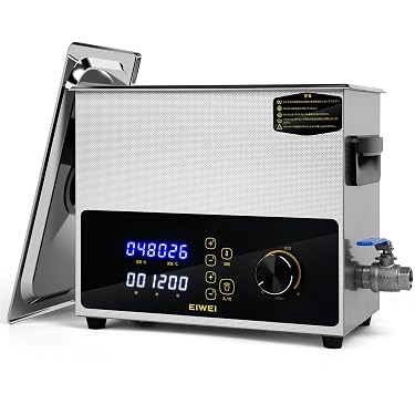 Amazon | EIWEI 超音波洗浄機 3L 120W超音波パワー可調 40kHz 200W加熱