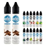 プルプラ 国産 電子タバコ リキッド 便利な目盛付きボトル VAPE リキッド工房 (60ml, スモークタバコ)