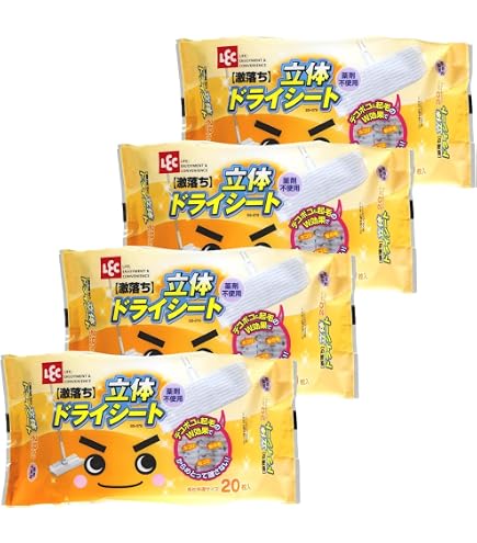 Amazon | レック 掃除 シート ドライシート フローリング用 30枚入×10