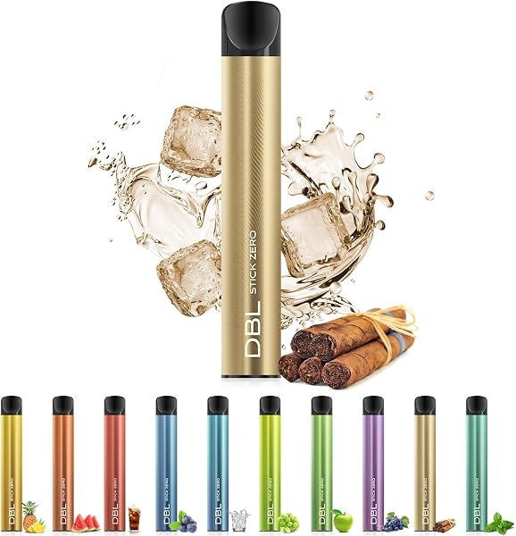 DBL 電子タバコ 使い捨て 持ち運び シーシャ ベイプ 1本入り 大容量 VAPE 禁煙パイポ 爆煙 水蒸気タバコ 禁煙サポート ニコチンなし タールなし STICK ZEROシリーズ (クラシックレギュラー) - 1