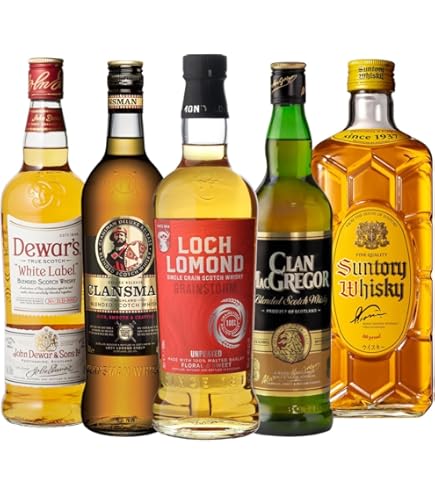 Amazon.co.jp: シングルモルト入り すべて12年もの！スコッチ5本セット