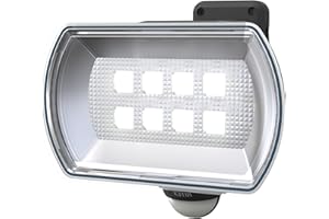 ムサシ RITEX フリーアーム式LEDセンサーライト(4.5Wワイド) 「乾電池式」 防雨型 LED-150