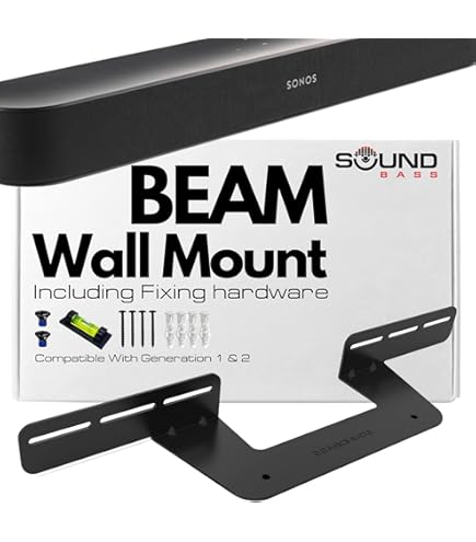 Amazon | WALI サウンドバーマウント Sonos Beam Gen 1 & Gen 2用 壁
