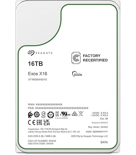 Amazon.co.jp: Seagate Exos X18 SATA 512e 3.5インチ 10TB 内蔵