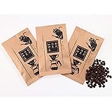 コーヒー豆 木炭焙煎 珈琲豆 お試しセット コーヒー３か国飲み比べ 100ｇ×３袋 (豆のまま)マンデリン ブラジル コロンビア