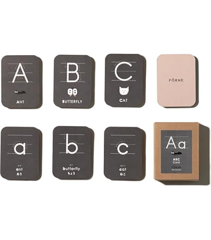 Amazon.co.jp: ZazzyKid アルファベット フラッシュ カード キッズ用