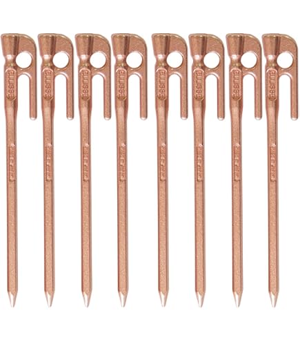 新品　エリッゼ　鍛造ペグ 焼入れ エリッゼステーク (11本セット) 鍛造ペグ 焼入れ エリッゼステーク アルティメットゴールド