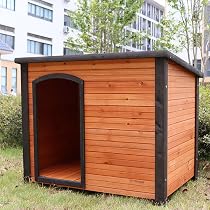 Amazon.co.jp: 木製犬小屋 大型犬屋 外の全天候型 大中小犬舎 オール 