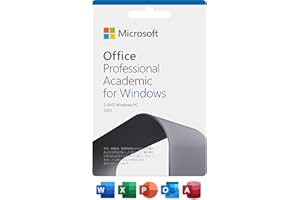 Microsoft Office Professional Academic 2021(最新 永続版)|Prime Student会員限定アカデミック版 |カード版|Windows11、10|PC2台