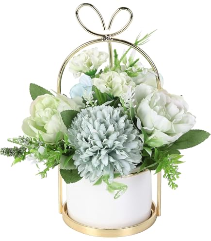 Amazon.co.jp: 造花 花 飾り 置物 卓上置き インテリア 花 ブーケ
