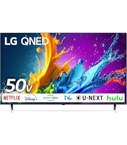 美品：4K50型スマートテレビ LG製 品番：50UT8000PJB