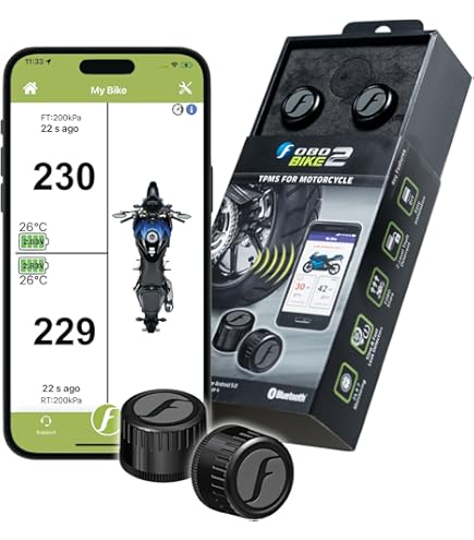 Amazon.co.jp: FOBO Bike 2 TPMS Air Pressure Sensor, Tire Pressure